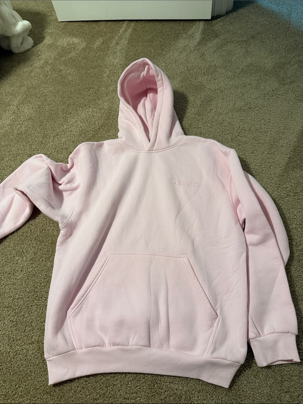 Women’s Pink Cowl & Turtleneck Hoodie Sweater